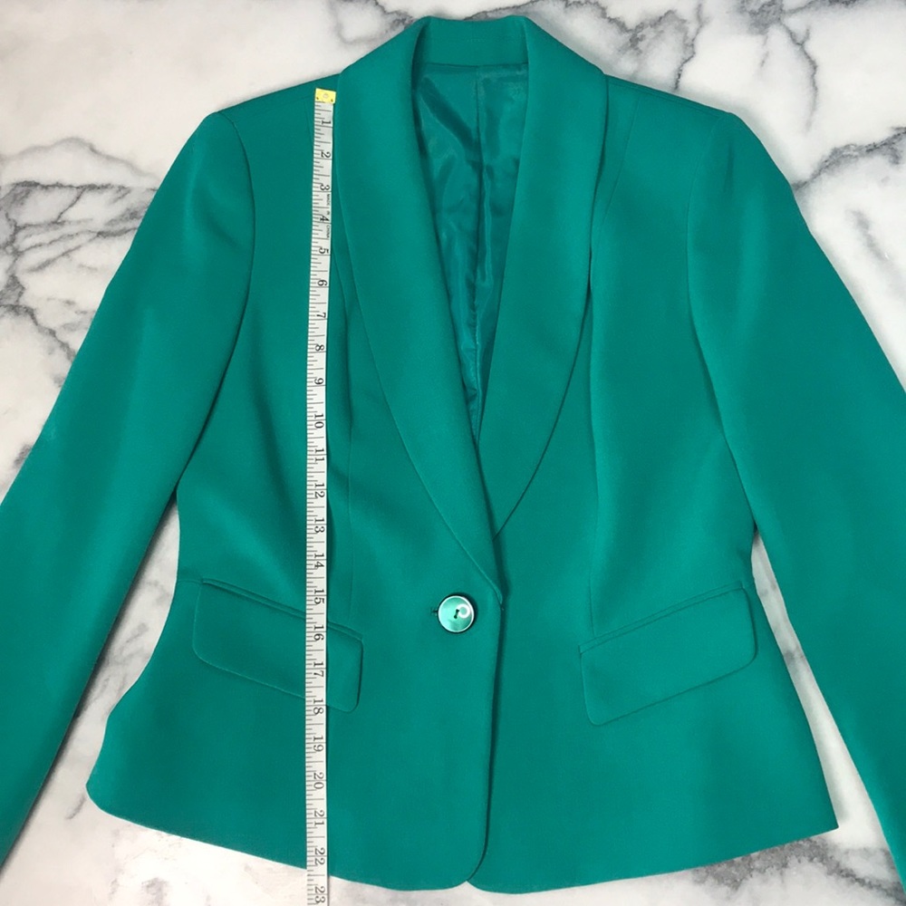 Teal women’s blazer